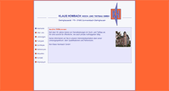 Desktop Screenshot of klaus-hombach.de